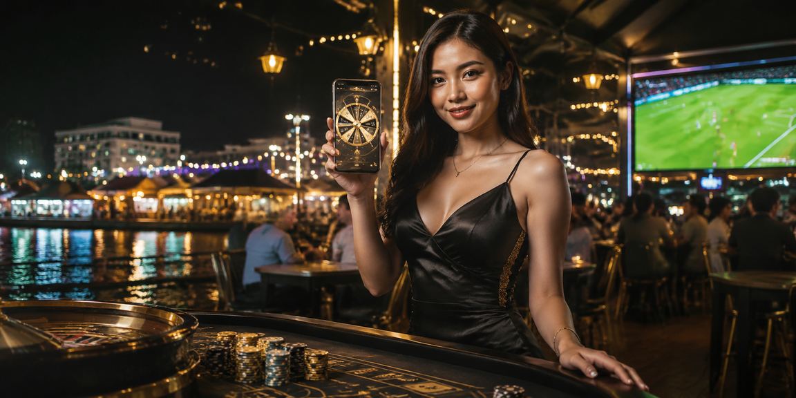 Peminat bola sepak Malaysia menonton dan bertaruh pada perlawanan melalui platform 1070